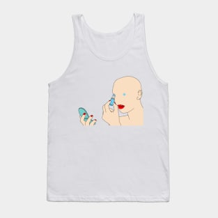 Putting my face on Tank Top